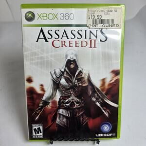 Assassin's Creed II Xbox 360 Complete CIB Tested Ubisoft Action Adventure